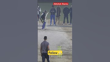 Abhishek Sharma in net session #cricket #cricketer #ytshorts #shorts #cricketlovers
