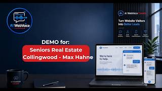 AI Website Voice Assistant Demo for Seniors Real Estate | Seniors Real Estate Collingwood