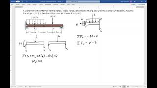 ENGR 220 Internal Loading Example 4