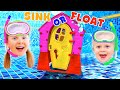 Sink or Float with Oliver and Mom - Cool Science Experiments for Kids