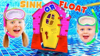 sink or float with oliver and mom cool science experiments for kids