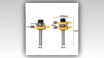 RightTools™ - Tongue and Groove Milling Router Bit