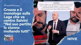 Crozza e il monologo sulla Lega che va contro Salvini "Nel suo partito lo stanno mollando tutti"