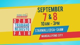 Radio GMA: Trabaho Negosyo Fair this September 2018! | Teaser