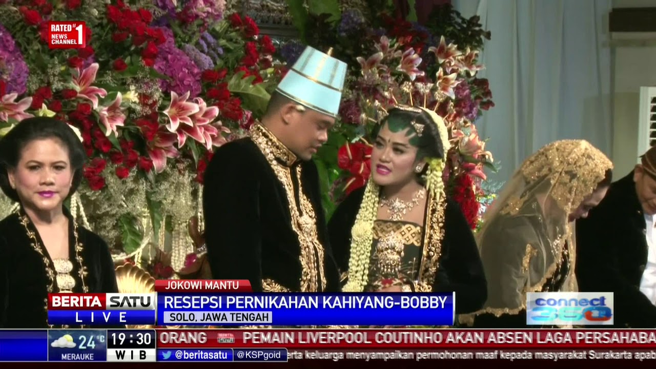 Meriahnya Malam Resepsi Kahiyang Bobby YouTube