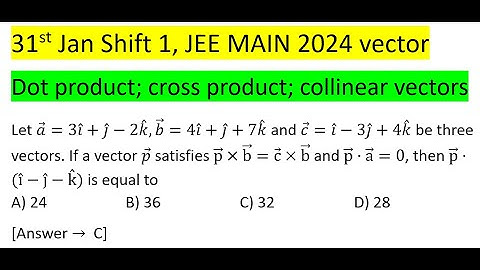 Let a ⃗=3i ˆ+j ˆ-2k ˆ,b ⃗=4i ˆ+j ˆ+7k ˆ and c ⃗=i ˆ-3j ˆ+4k ˆ be three vectors. If a vector p