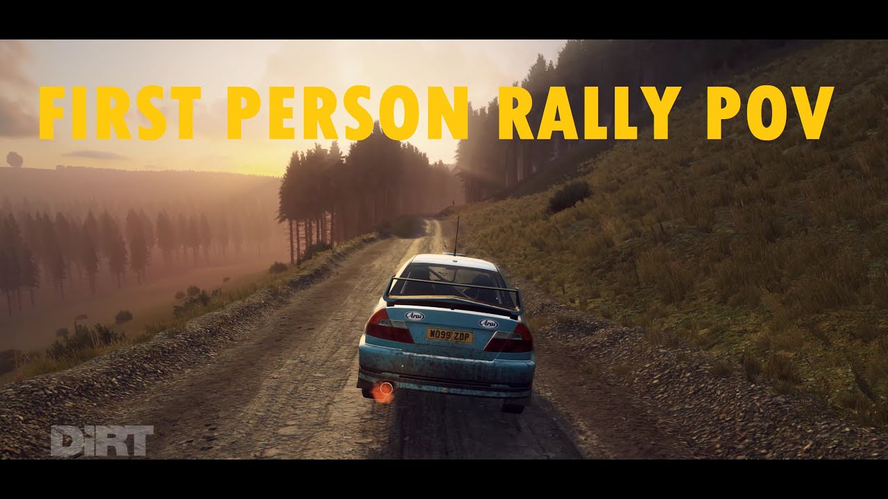 1 Person Rally Mitsubishi Evo Rally | FIRST PERSON RALLY POV - YouTube