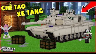 CÁCH CHẾ TẠO XE TĂNG BỌC THÉP SIÊU MẠNH TRONG MINECRAFT*NẾU REDHOOD SỞ HỮU XE TĂNG SIÊU MẠNH