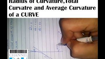 Engineering Mathematics | Radius of curvature,Average curvature and total curvature of a CURVE