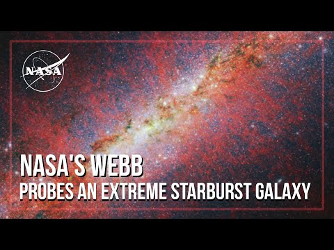 NASA's Webb Probes an Extreme Starburst Galaxy