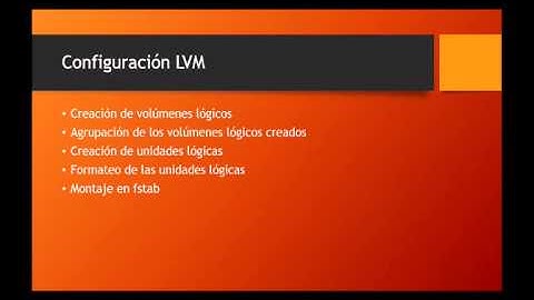 Videotutorial 5. RAID, ACLs, Cuotas y LVM