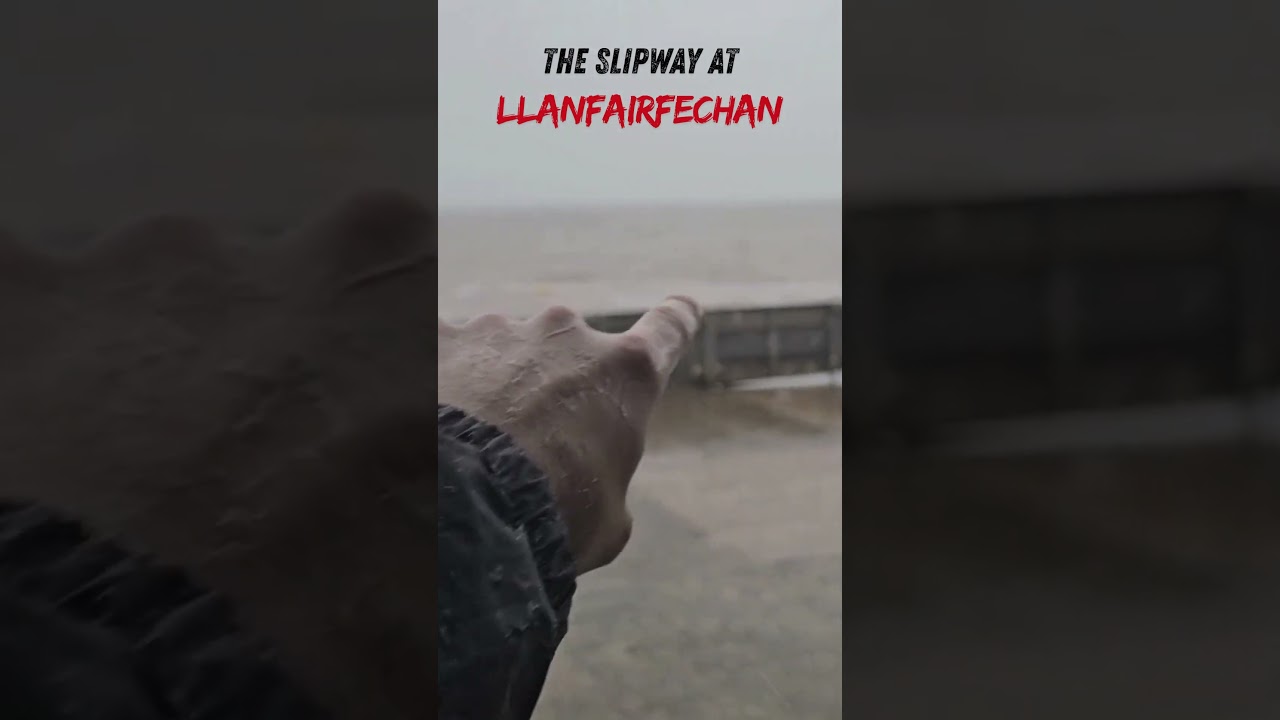 ⁣Llanfairfechan Slipway In Bad Weather #dinghysailing