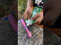 Survival Skills: 🤩😫😯😁🪥🥹SMART idea and USEFUL with toothpaste #bushcraft #camping#outdoors