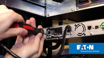 Replacing Eaton Network-MS card with Gigabit Network Card