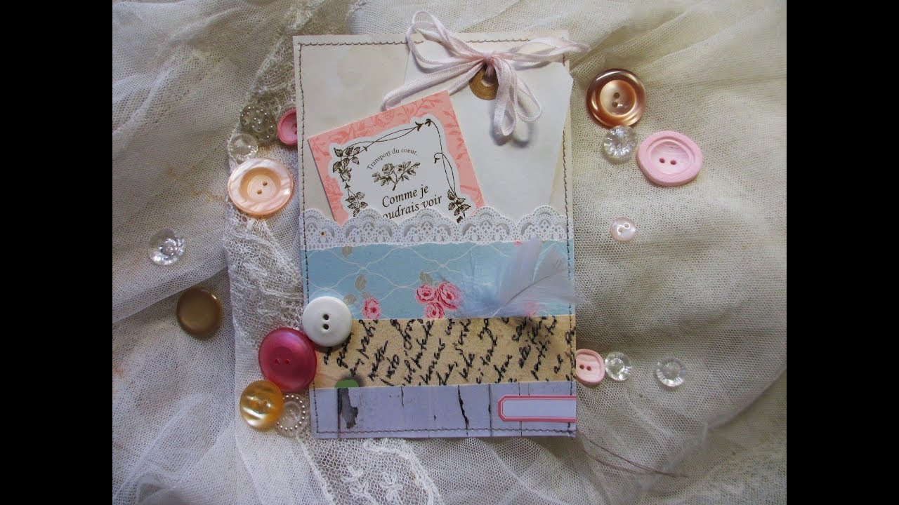 紙もの好きの雑記帳 100 あまり紙でジャーナルカードを作ろう Let's use up leftover paper!