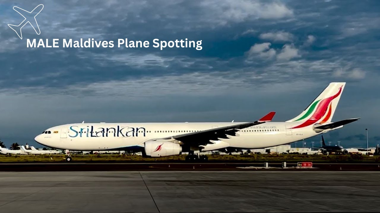 Incoming MONSOON in Malé MLE! 🇲🇻 | Plane Spotting at MALDIVES Malé Airport