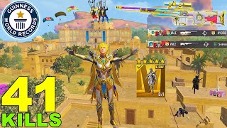 41KILLS!! IN 1 MATCH NEW BEST SNIPER GAMEPLAY w/ PHARAOH XSUIT I PUBG Mobile BGMI