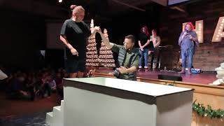 Holly Dash getting baptized at crossroads Church in Westminster