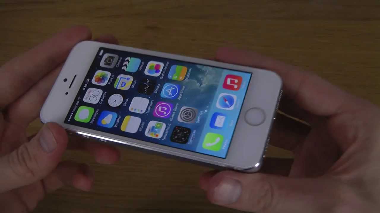 iPhone 5S iOS 7.0.5 What's New? YouTube