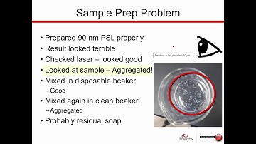 Entegris Nicomp DLS Sample Preparation Training