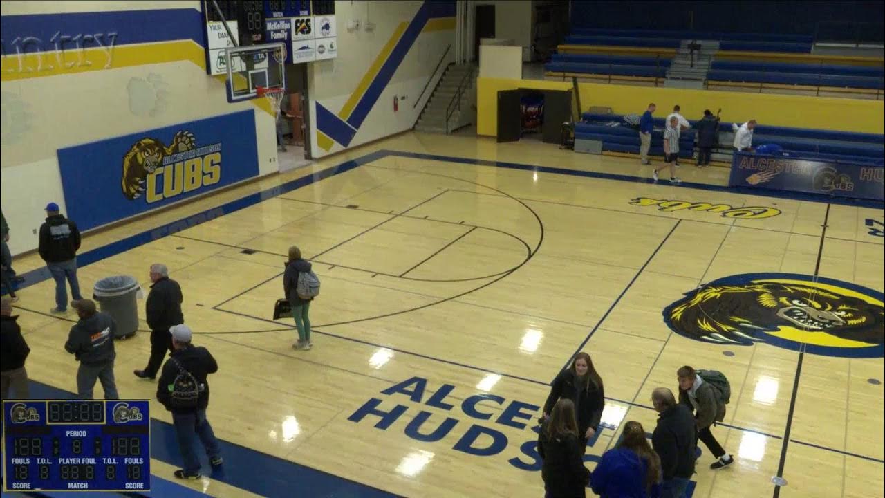 AlcesterHudson vs High School Boys' Varsity Basketball