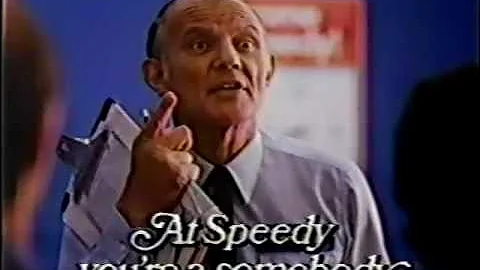 Michael Conrad for Speedy Muffler King 1983 TV com...