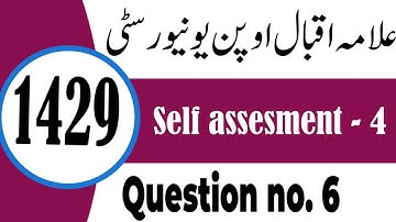 Business mathematics | 1429/5405 | Self assesment | Chapter 4 | Question no 6