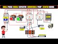 How to Wiring a Submersible Pump Starter with Two Capacitor