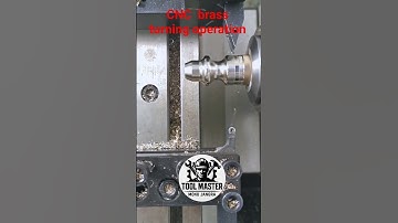 CNC brass turning operation @Toolmaster-Monujangra #viral #shorts #shortvideo #automobile
