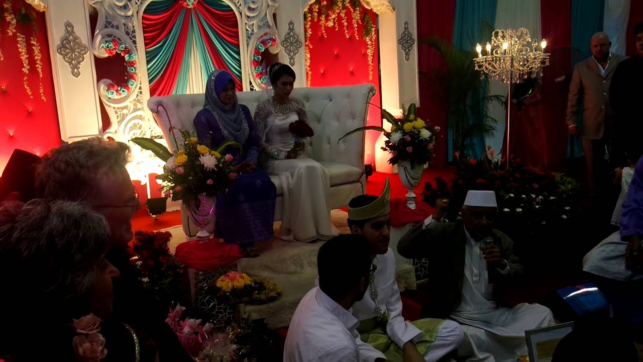 Akad Nikah in English NadSami's Wedding - YouTube