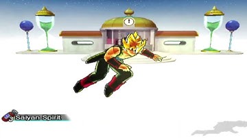 Dragon Ball Z Infinite World Bardock Super Saiyan vs Android 16
