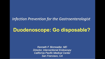 Duodenoscope: Go Disposable