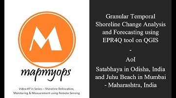 V7 - Granular Shoreline Change Analysis and Forecasting using EPR4Q tool on QGIS. AoI - Satabhaya