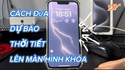 Cảnh báo thời tiết trên màn hình khóa iPhone iPad | Tip hay cho iPhone | Đại Vương Vlog
