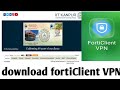 How to use fortiClient VPN || How to get access library of IIT Kanpur image