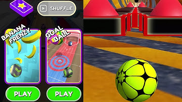 🧿 Ball Run 3D VS Going Balls Banana Frenzy Pro Gameplay #0208 ( Android & IOS GamePlays )