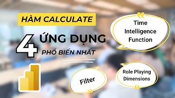 Hàm CALCULATE trong Power BI DAX và cách sử dụng