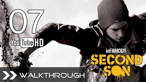 Infamous Second Son Walkthrough - Evil - Part 7 (Fight Intolerants - Delsin & Fetch Kissing Scene)
