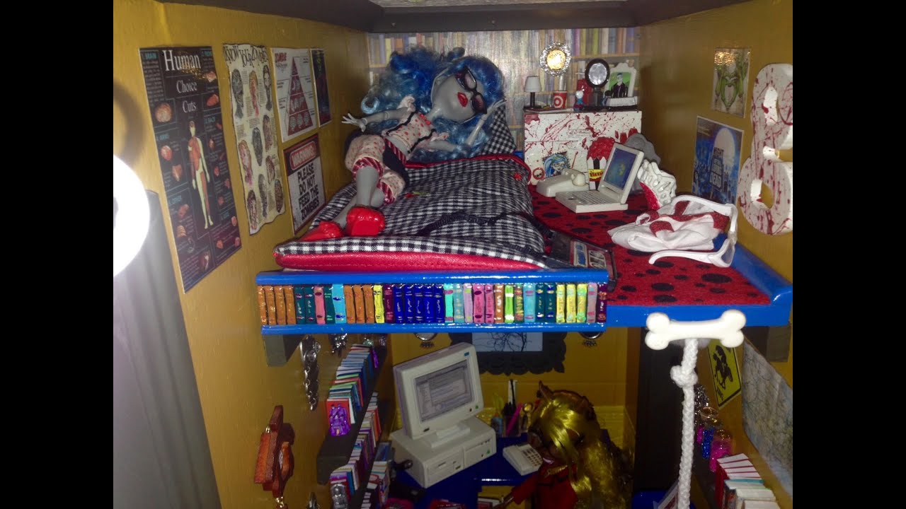 Monster High Doll House Tour Rooms Monster High Doll House Tour Rooms