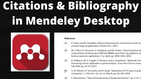 how to insert bibliography and in text citations in mendeley desktop