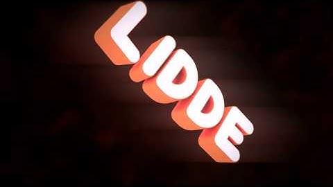 INTRO | LIDDE