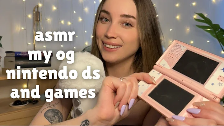 ASMR my nintendo ds and games collection (tingly whispers, tapping)