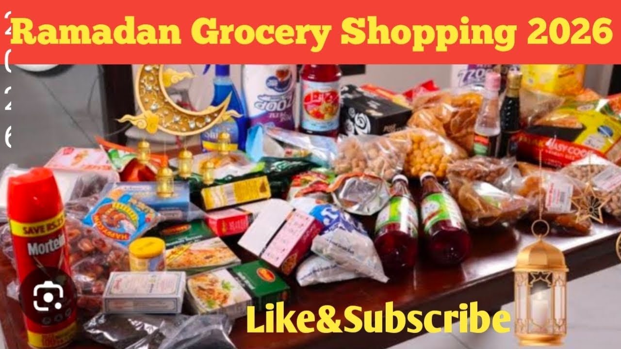 My Ramzan grocery shopping vlog 2026🌙
