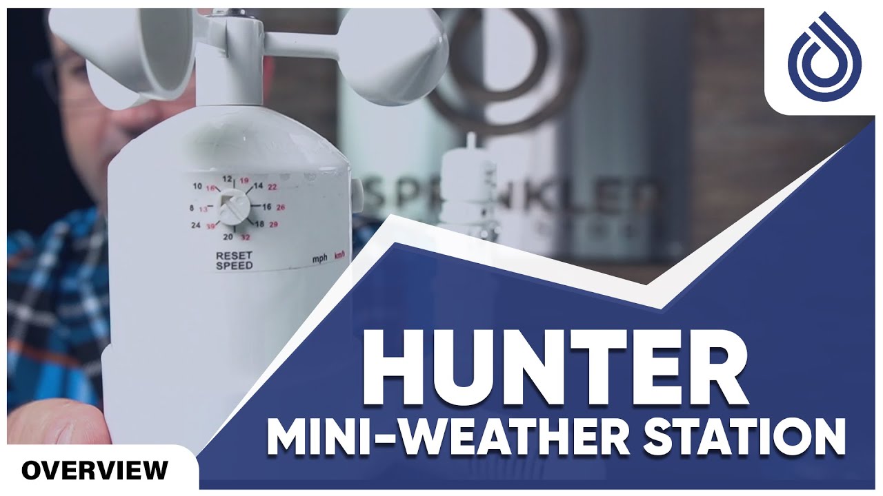 Hunter MiniWeather Station Rain, Wind, Freeze AllInOne YouTube