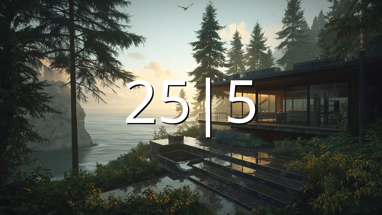 Calm 25/5 Pomodoro – 2 Hours Deep Focus