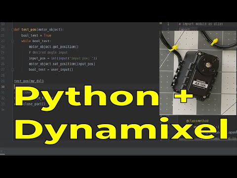 Dynamixel Tutorial | How to control the Dynamixel Ax12 Motor using Python