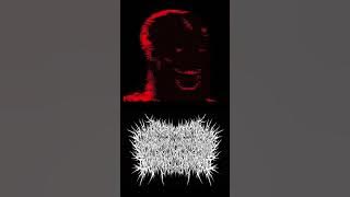 Mr. Incredible listens to bands with unreadable logos