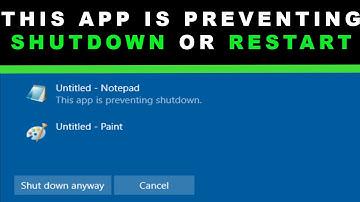 Disable "This app is preventing shutdown or restart"