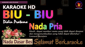Karaoke Biu - Biu (Ver. EPR) lagu Bugis nada pria Bes || Karaoke HD.