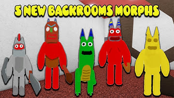 How To Get ALL 5 NEW MORPHS in Backrooms Morphs - ROBLOX UPDATE